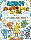 Robot Coloring Book for Kids