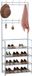 Herzberg Home & Living Herzberg Gesegmenteerde Kapstok Kleerhanger Met 4 Planken Schoenrek - 60X155Cm
