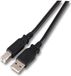 Techtube Pro USB 2.0 A/B USB-kabel 3 meter Zwart