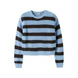 NAME IT KIDS oversized gestreepte trui - blauw