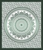 Miracle Home Mandala/Pareo Multi 311, 100% Katoen, Groen, 210 x 240 cm