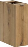 AC-Déco Eikenhout badkamermeubel onder de wastafel, 20 cm diep, met 1 deur en soft-close sluiting