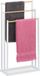 Relaxdays Handdoekenrek - 3 stangen - 86 x 44 x 21 cm - metaal - wit