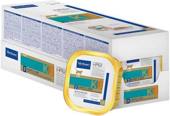 Virbac Veterinary HPM Dietetic Cat - Kidney & Joint - Mousse - 12 x 85 g