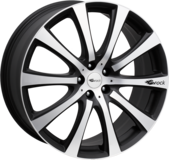 BROCK B21 Mat Zwart Gepolijst