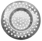 Fackelmann 686106 gootsteenzeef, roestvrij staal, zilver, 7,5 cm