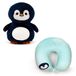 Swapseazzz Reiskussen met pluche, 2-in-1, Lola la Gatta, Blauw, Standard