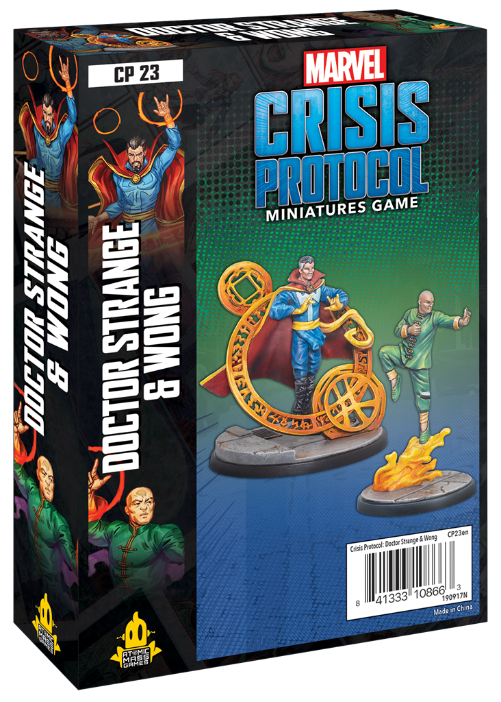 Atomic Mass Games Marvel Crisis Protocol - Dr. Strange and Wong