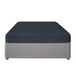Serene - Plain Dye - Easy Care 32cm diep hoeslaken - Kingsize Bed in Navy