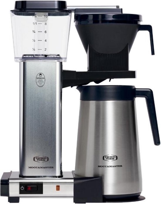 Moccamaster KBGT - Koffiezetapparaat - Polished - Thermoskan - 10 kopjes - RVS glans