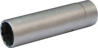 SW-Stahl 03149L bougie-inzetstuk, 10 mm (3/8") aandrijving, 14 mm, twaalfpunts, met rubberen sluiting