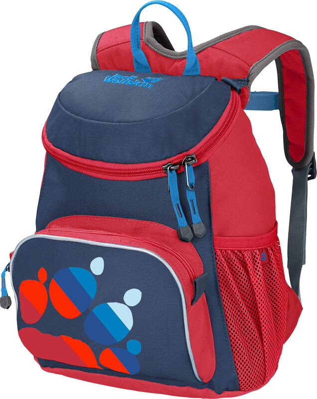 Jack Wolfskin Little Joe Backpack Kids, blauw/rood