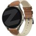 Bandz Fossil Gen 5e - 42mm Hybrid Lederarmband 'Easy Fit' (Beige/Braun)