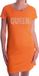 Bellatio Decorations Shoppartners Bv Glitter Queen jurkje oranje met steentjes/ rhinestones voor dames - Glitter kleding/ foute party outfit - EK/WK / Koningsdag M