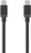 Hama 00201806 USB-laadkabel USB 2.0 USB-C stekker 1 m Zwart