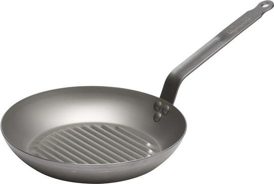 De Buyer Carbone Plus Grillpan - Ø 26cm - Plaatstaal