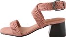 Next - Dames - Forever Comfort® leren geweven sandalen met blokhak - Roze
