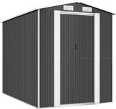 vidaXL Tuinschuur 192x274x223 cm Gegalvaniseerd Staal Antracietkleurig