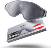 SILENZZZ® Premium Slaapmasker - 3D Oogmasker voor Vrouwen & Mannen - Comfortabel Gevoerd Slaapmasker voor Absolute Duisternis - Slaapmasker, Grijs Slaapmasker
