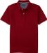 OLYMP Polo Casual - modern fit polo - donkerrood