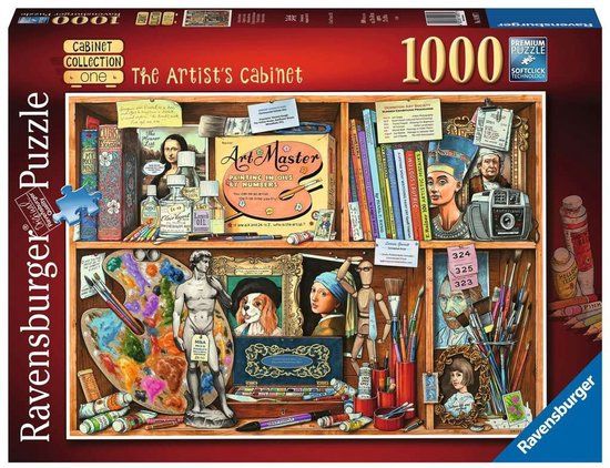 Ravensburger Legpuzzel 1000 Stukjes - Schap van de Kunstenaar