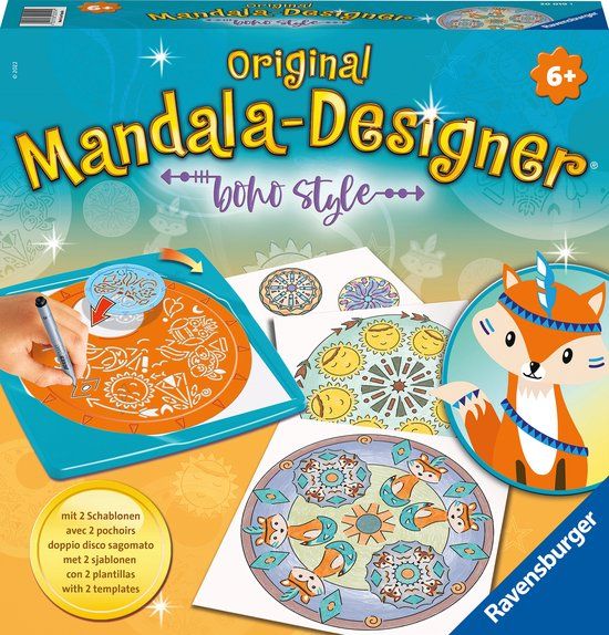 Ravensburger Mandala Designer® Midi Boho Style - Hobbypakket