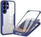 Techsuit Hoesje geschikt voor Samsung Galaxy S26 Ultra - ColorVerse 360 Case met Screenprotector - Blauw