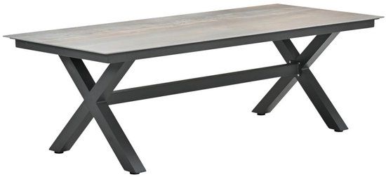 Garden Impressions Marbella Tuintafel Rome Bronze - 240x100 cm