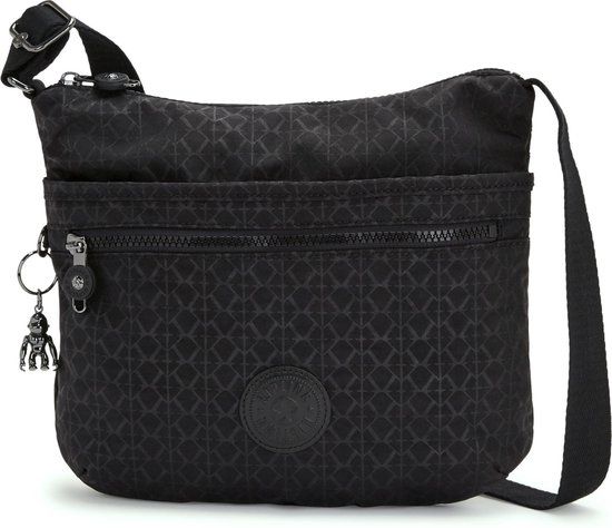 Kipling ARTO Crossbody - Signature Emb - Zwart