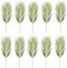 Merkloos 10 stuks kunst Chamaedorea bladeren 75 cm - Groen