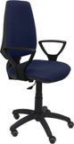 Piqueras y Crespo Elche CP Bali Bureaustoel Blauw Marineblauw Stof
