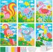 6 pièces kit de bricolage mosaïque pour enfants, autocollants mosaïque, kit créatif auto-adhésif
