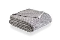 Todocama PRCMAMSGROS Extra zacht katoenen deken, vier seizoenen, multifunctionele sprei, bankovertrek, donkergrijs, 230 x 240 cm