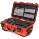 Nanuk 935 tas met deksel voor Sony A7R camera, orange