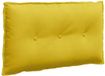 vidaXL Rugkussen Geel 80 x 50 cm Corduroy Stof