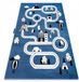 RUGSX F.H. KABIS Droomtapijt Kleine Stad 200x290 cm - Blauw Stadsbeeld