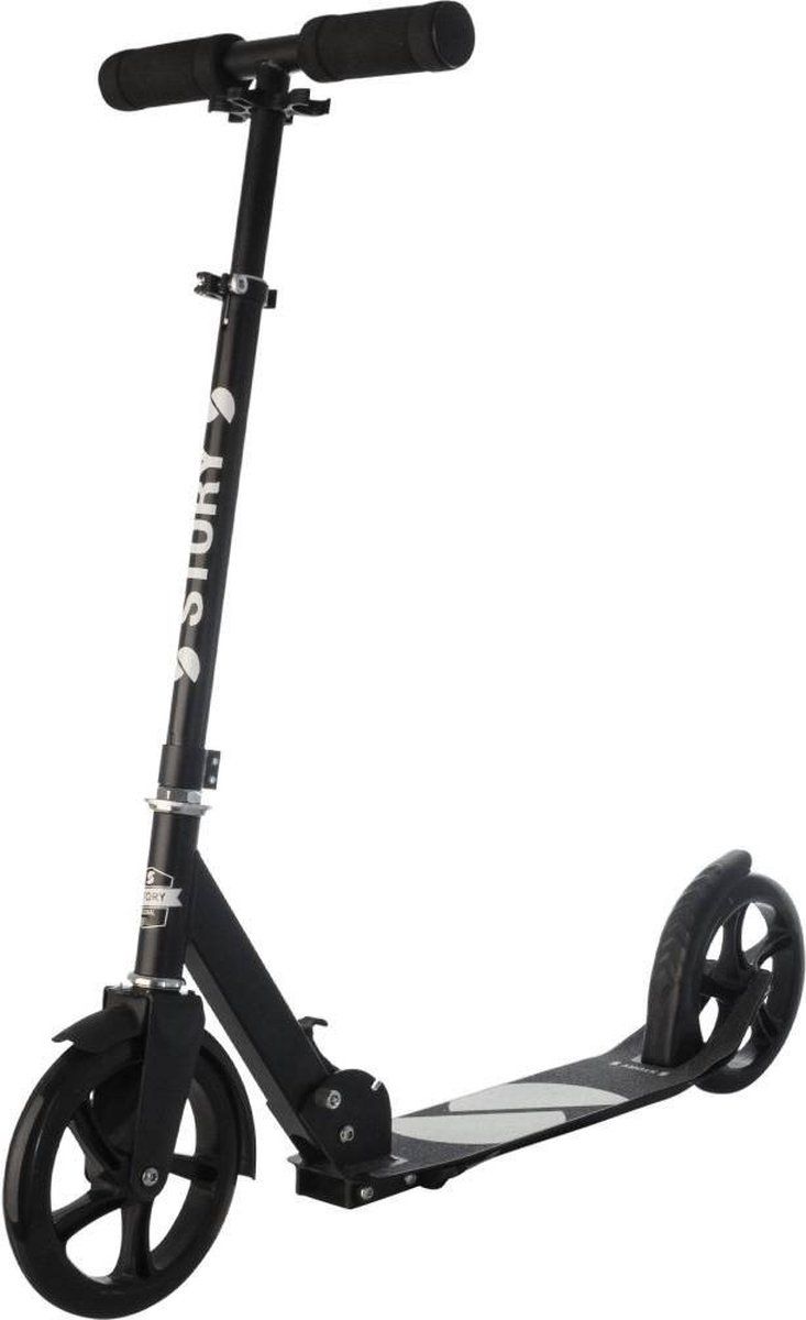 Story Urban Go Autoped Zwart | Vouwstep voor Kinderen en Volwassenen | Aluminium | 2022