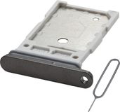 MMOBIEL Dual Simkaart Houder Geschikt voor Samsung Galaxy S24 Ultra – Sim Tray - Dubbele Simkaarthouder Vervanging – Sim Card Tray - Incl. Sim Pin en Waterdichte Rubberen Ring - Zwart
