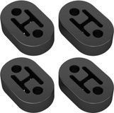 OEM Auto-uitlaatophangerset, 4 stuks, 12 mm, uitlaatisolator met rubber, hoge kwaliteit