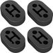 OEM Auto-uitlaatophangerset, 4 stuks, 12 mm, uitlaatisolator met rubber, hoge kwaliteit