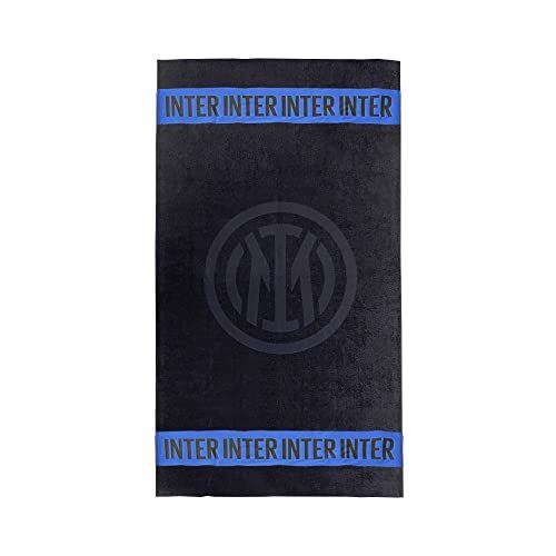 Inter Strandhanddoek, zwart, 100% katoen