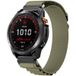 Garmin Bracelet Alpine nylon Fenix 9 Pro - 51mm (vert militaire)