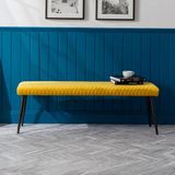 Julian Bowen Luxe lage bank - Mosterd
