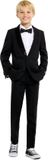 OppoSuits Jet Set Black Tieners Tuxedo - Chique - Maat: 14 jaar
