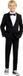 OppoSuits Jet Set Black Tieners Tuxedo - Chique - Maat: 14 jaar