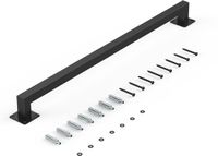 VEVOR Trapleuning 91cm Zwart Metaal Mat Rechthoekig Modern