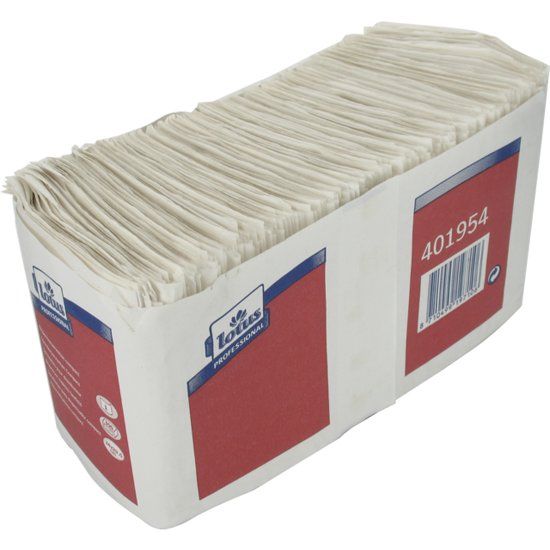 Tork Navulverpakking dispenserservet 1-laags fastfold wit 36x300