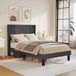 Bealife BF45 Bed - 120 x 200 cm - Hoofdbord en Lattenbodem - Donkergrijs