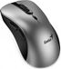 Genius Ergo 8100S AI, souris, sans fil, ergonomique, optique, 1600 DPI, 6 boutons, USB, Copilot, fonctionnement silencieux, argent-gris