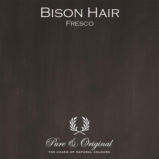 Pure & Original Fresco Kalkverf Bison Hair 1 L - Kalkverf voor binnen - Mat - 1 liter
